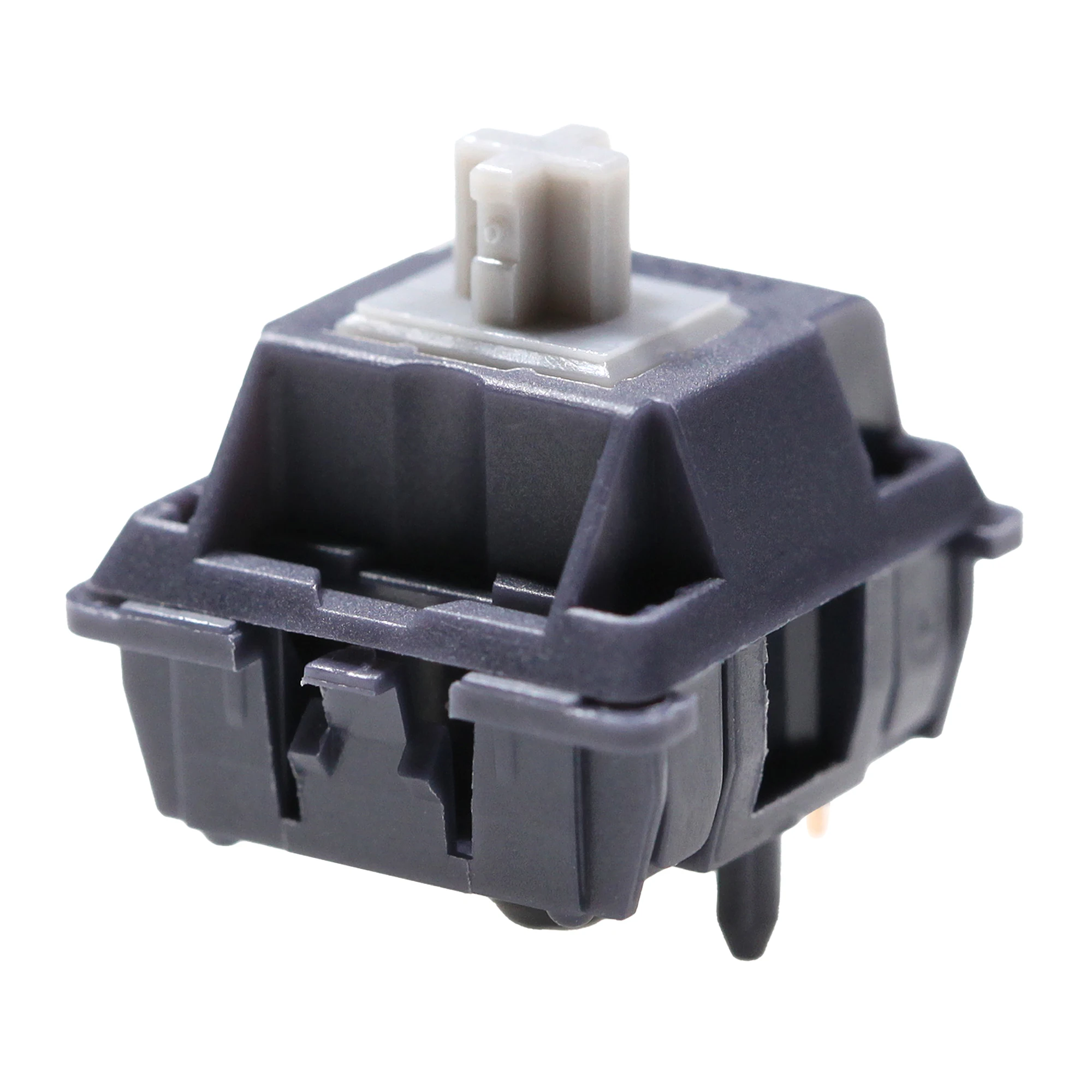 Emogogo Prata Cinza No1 Pré Interruptor Tátil 5pin Rgb Smd 62g mx Interruptor para Teclado Mecânico 50m Pom Náilon Banhado a Ouro Primavera