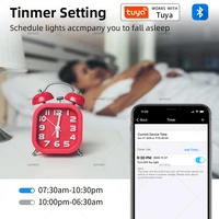 Светодиодная лампа Tuya Bluetooth с регулируемой яркостью 15 Вт 18 Вт E27 B22 220 В RGBCW Лампы с изменением цвета Smart Life APP Групповое управление Музыка Ритм Время — изображение 5