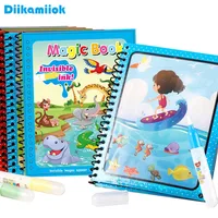 Magic Pen Water Drawing Books Coloring Book for Kids Doodle Painting Board Children Educational Toys Baby Christmas Birthday Gif 1