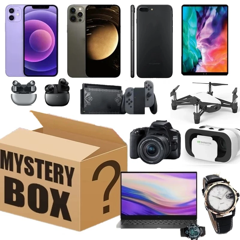 Surprise Mystery Box For Apple products Super Popular Electronics Gamepads Digital Cameras Novelty Best Idea Gift Mistery |