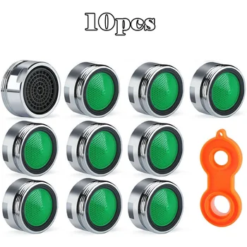 10pcs Water Saving Faucet Aerator Replaceable Filter Mixed Nozzle M24 24mm Thread Bathroom Faucet Bubbler Accessories 1
