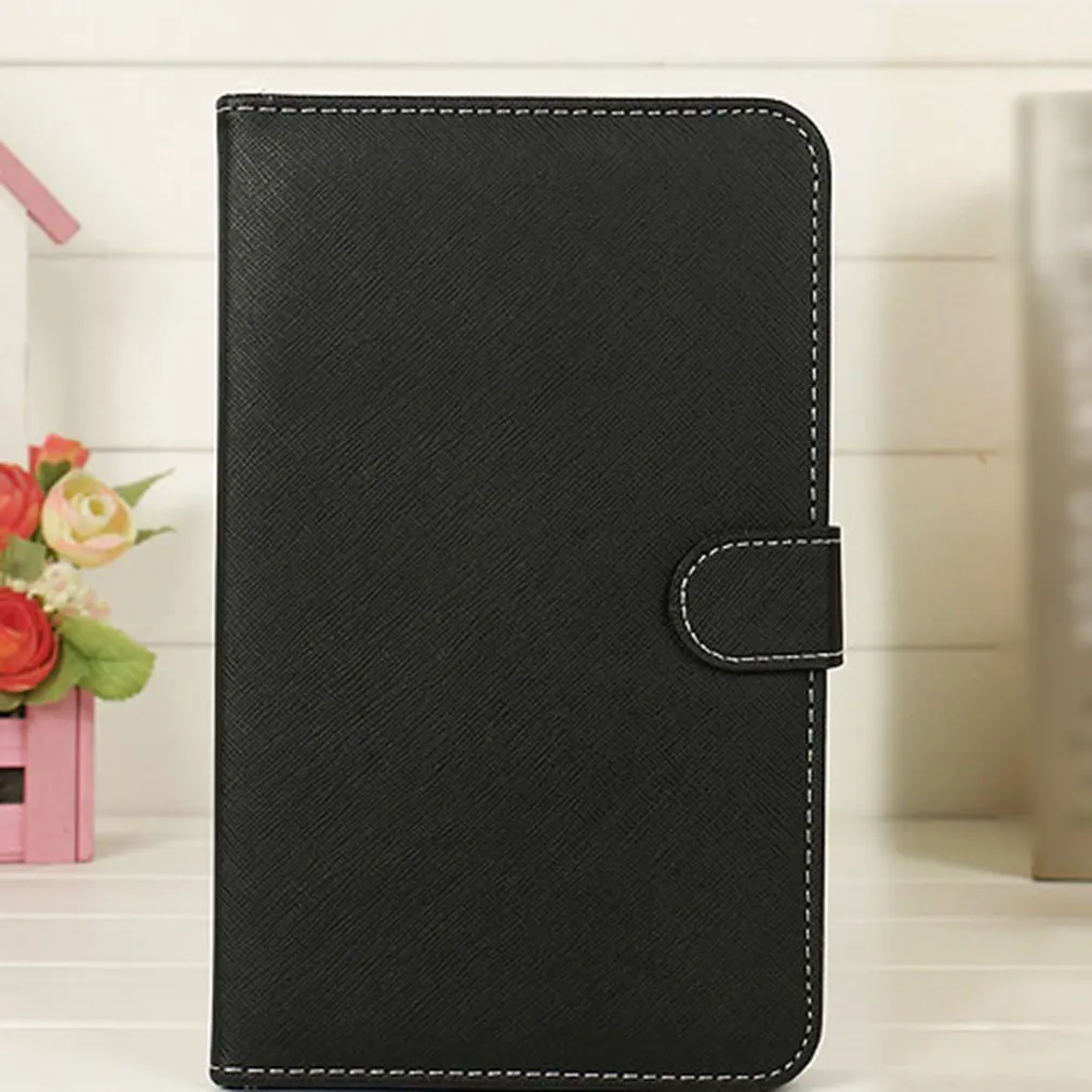 10 Inch Micro USB Type-c Keyboard Leather Cover Case Fit Tablet PC Ebook Casual Solid Resistance 9.7 Inch Russian keyboard Cae