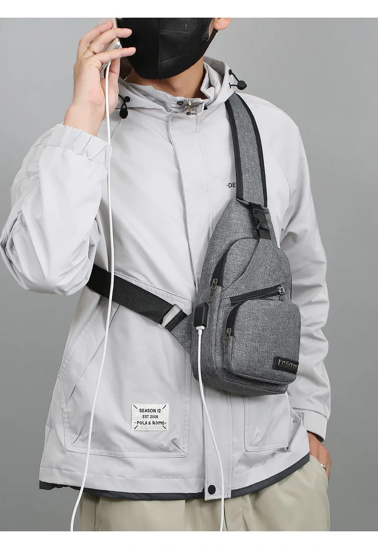 Men's Chest Bag Image 11