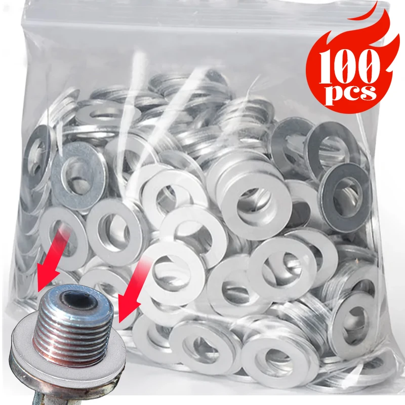 Oil Drain Plug Gasket 14MM for Most Kia Hyundai 2151323001 21513 23001 21513-23001 Automotive Accessory