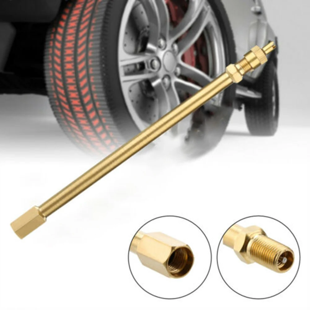 

Tire Valve Stem Extension Rod Copper Truck Truck Dual Wheel 100m Valve Stems Of Autos, Steamboats, Motorcycles And Trucks.