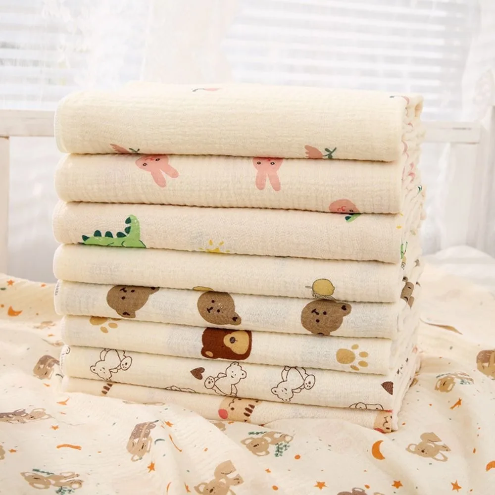Air Filter Cotton Infant Strappy Blanket Cartoon Soft Baby Swaddle Blanket Warm Breathable Newborn Blanket Wraps