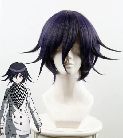 Anime Kokichi Oma Cosplay Kostüm Wig Japanese Spiel Schuluniform Anzug Kleidung Frauen Männer Halloween Rollenspiel Outfit Schuhe 7
