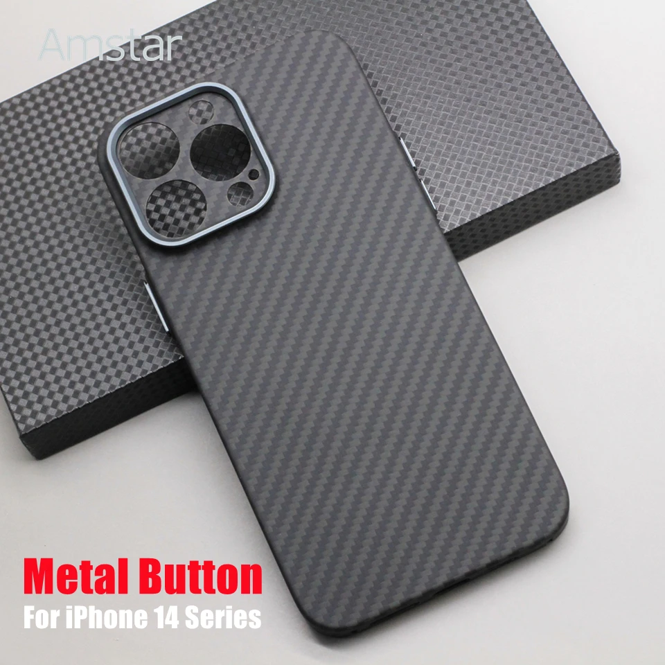 Carbon Fiber Iphone 14 Pro Max Case Aramid Carbon Fiber Case Iphone