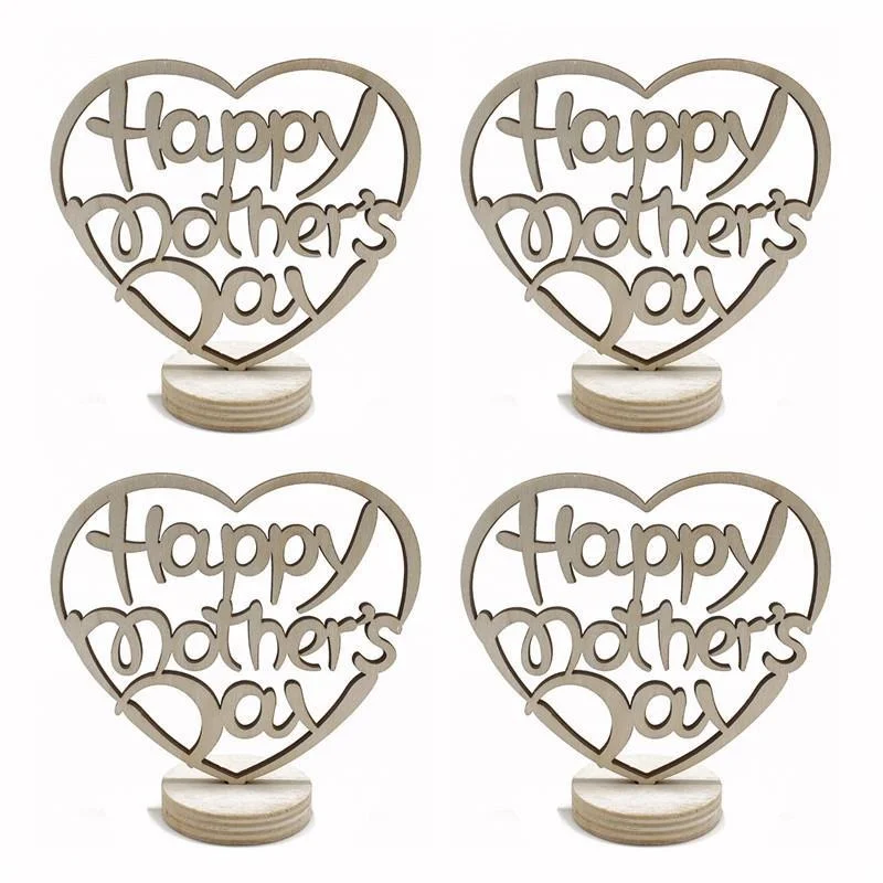 

Деревянное украшение для дома на День Матери и декоративные поделки 140104