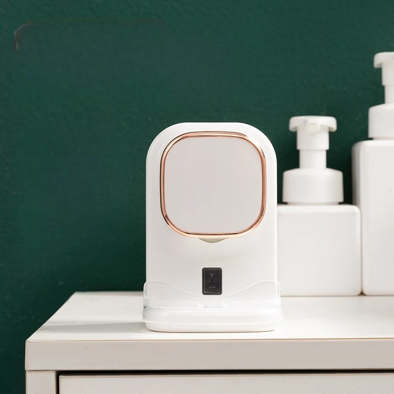 ABS Auto Sensor Toothpaste Dispenser Wall-Mounted Toothbrush Holder No-Drill Electric Bathroom Organizer- Hygienic Plastic