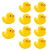10/20/40Pcs Bath Toys Mini PVC Yellow Duck Toys Baby Water Game Playing Squeeze-sounding Dabbling Duckie Toys Baby Bath Cool Toy 3