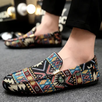 Summer Outdoor Men's Casual Shoes Breathable Man Loafers Lazy Shoes Comfortable Walking Sneakers Non-slip Flats Driving Shoes - Image 3