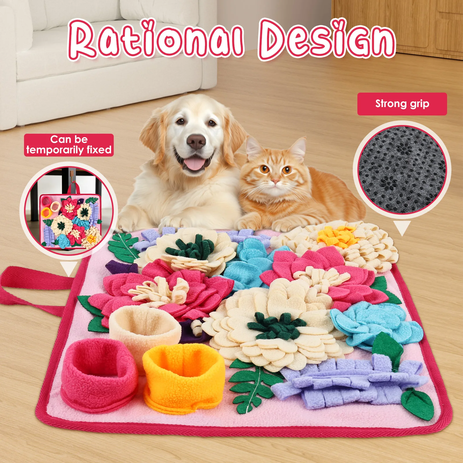 Soft Snuffle Slow Feeding Mat 3