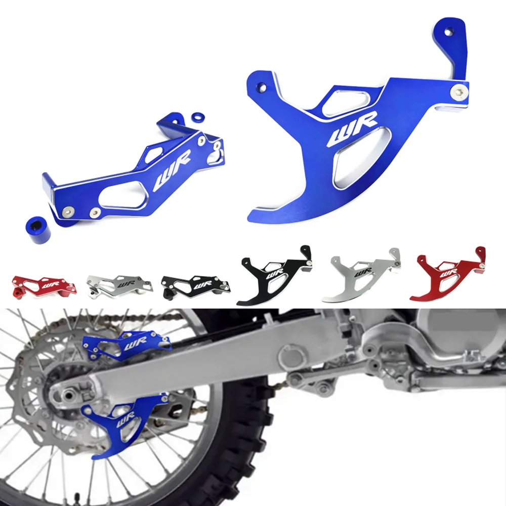 Motorcycle WR LOGO CNC Rear Brake Caliper Guard Cover Protector For