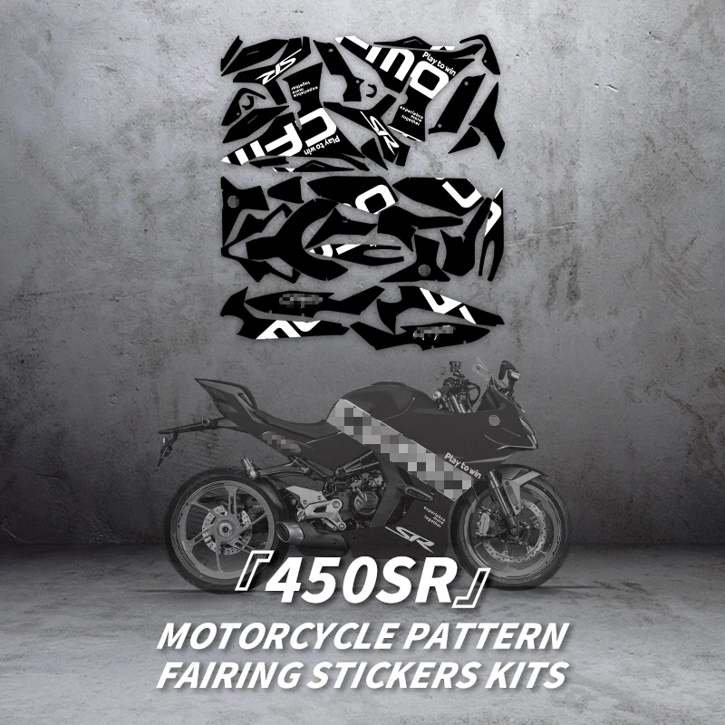 Used For CFMOTO 2023 450SRS  Pattern Printing Stickers Kits Motorcycle Accessories Protection And Decoration Various styles 3d printing filament materials kexcelled pla k5sparkle 1 75mm 2 85mm printer supplies 1kg applicable to various models