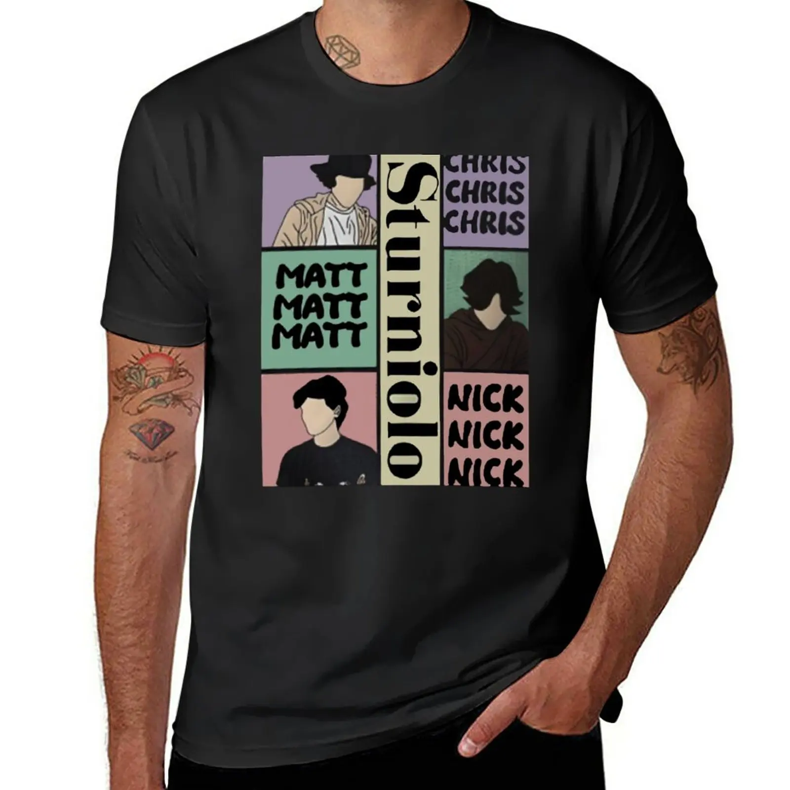 

Sturniolo Triplets Family T-Shirt customs tops kawaii clothes korean fashion big and tall t shirts for men