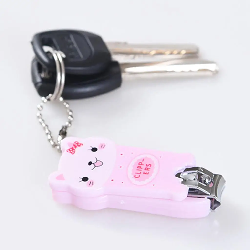 Cute Cartoon Nail Clippers, Multi-colored for All Age Groups, Easy to Move