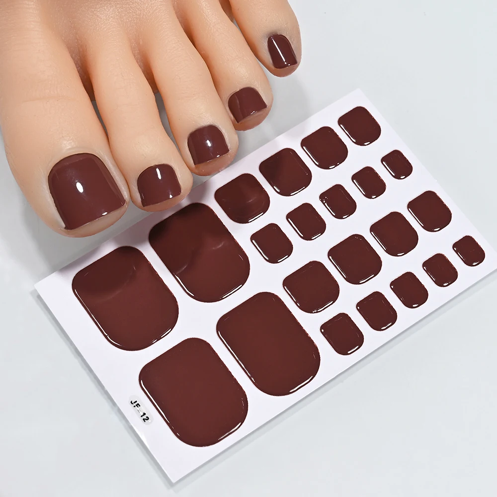 Toe Nail Sticker Wraps on nails