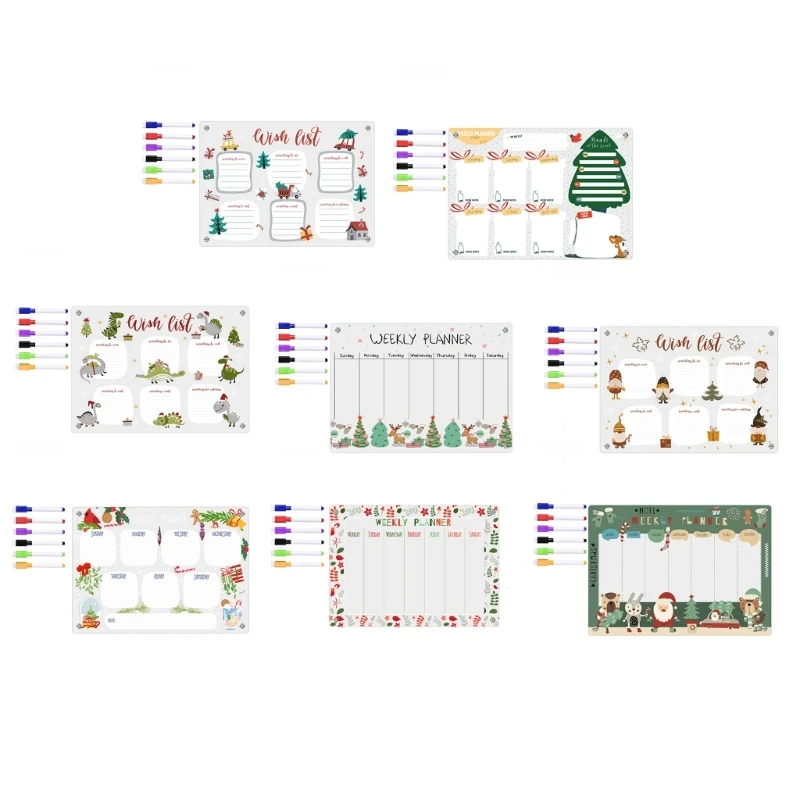 Whiteboard Calendar for Fridge, Calendar Monthly Planner Fridge Whiteboard To-do-list Board