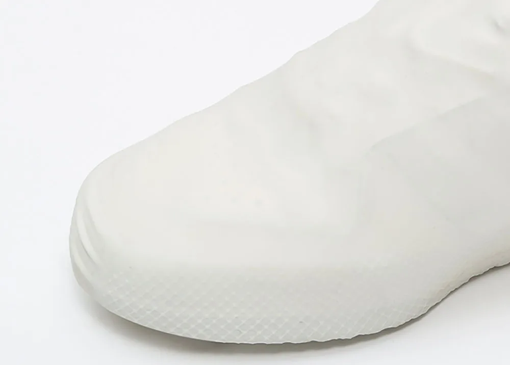 1 Paar wasserdichte Silikon-Überschuhe für Regentage, wiederverwendbar, rutschfest, für Erwachsene_voghion.com