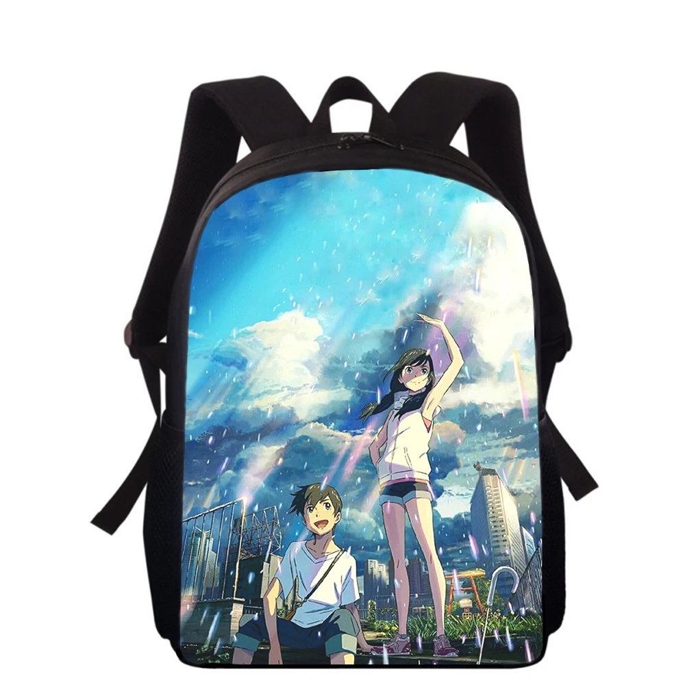 your name anime 15” 3D Print Kids Backpack Primary School Bags for Boys Girls Back Pack Students School Book Bags