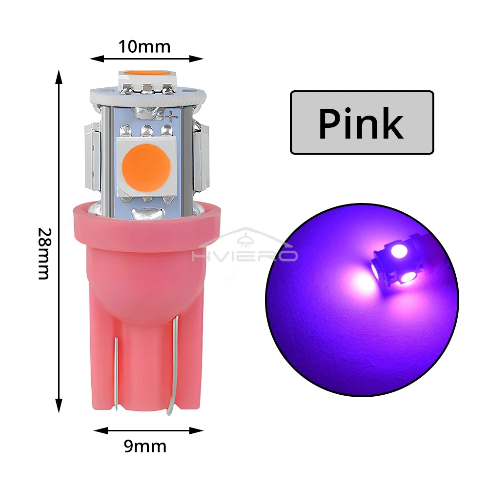 ตัวเลือกสินค้า โคมไฟ LED รถยนต์ 12V สีขาว-ฟ้า-แดง ทนทาน ประหยัดพลังงาน