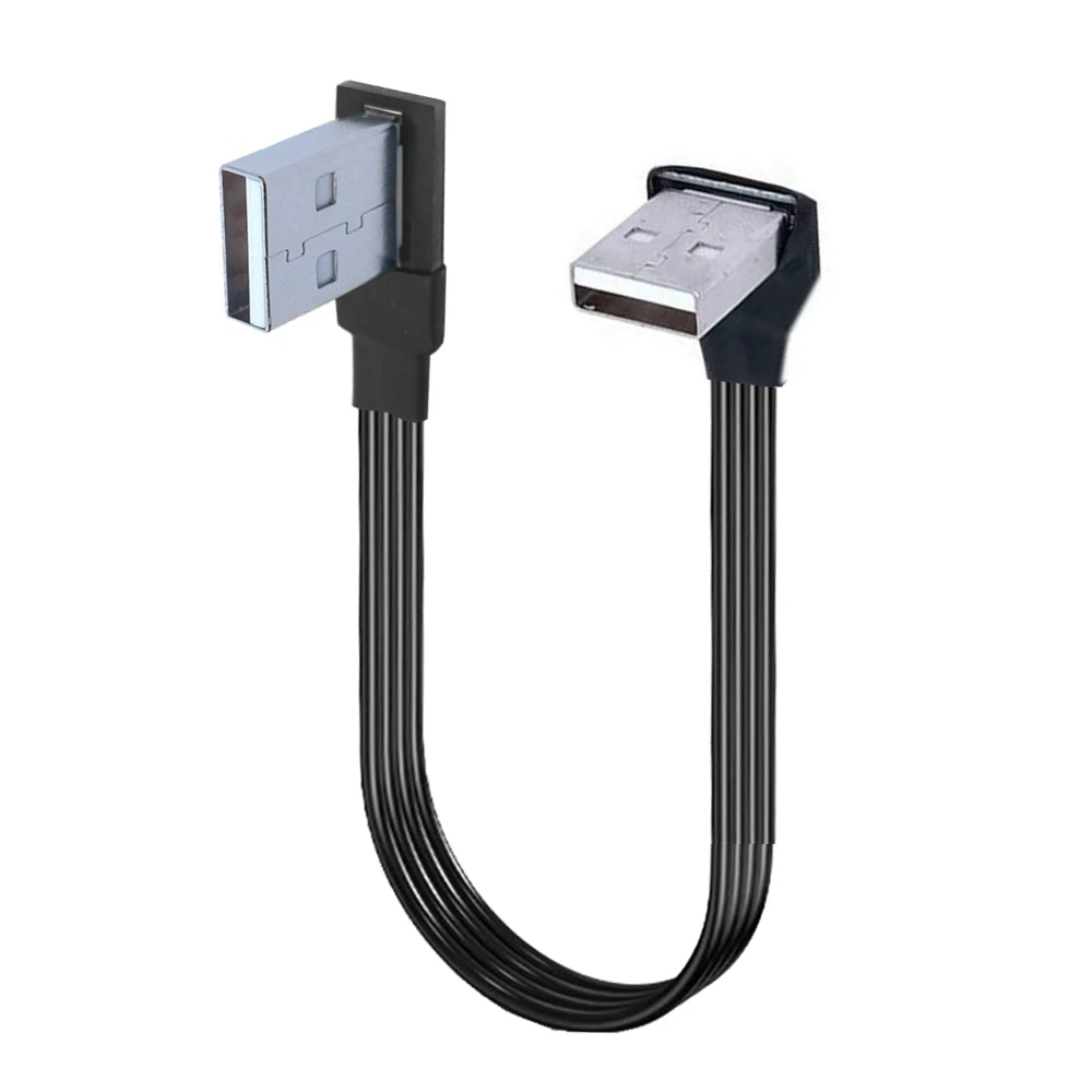 

5 см, 1 м, 2 м, USB 2,0 A, штырь-штырь/гнездо, 90 Угловой кабель USB, штырь-гнездо, правый/левый/вниз/вверх, черный кабель