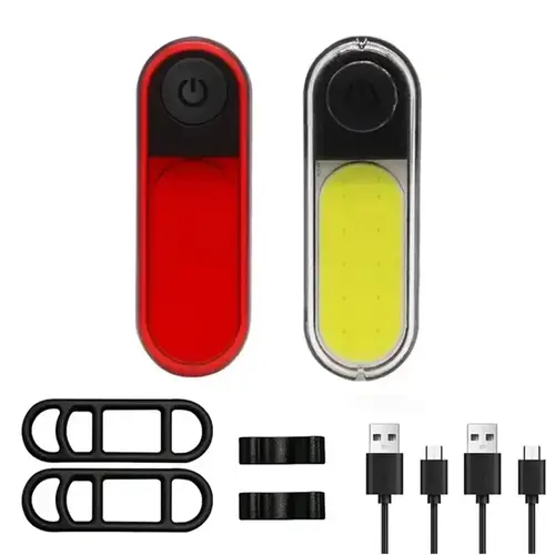 BUCKLOS Bike Light COB Front Rear Bicycle Lights LED Rechargeable Mountain Road Bicycle Lamp MTB Tail Light Cycling Flashlight - Image 13