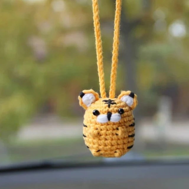 Car Mirror Hanging Accessories- Fluffy Penguin/Avocado & Daisy