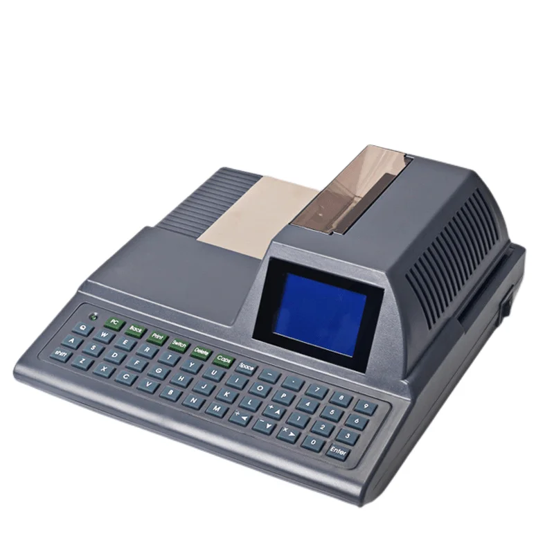 

Intelligent Automatic Full-Keyboard Check Printing Printer Cheque Writer Check Writing Machine English Letterhead Typewriter