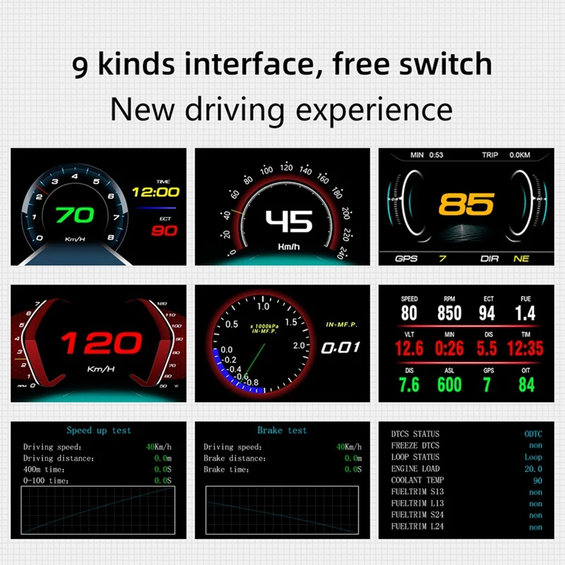  ý  ÷ OBD2 HUD GPS  ӵ Ÿڹ,   ð µ, P17