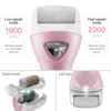 Pritech Foot Callus Dead Skin Remover Rechargeable Electric Pedicure Tools Professional Hard Cracked Dry Skin Spa for Bath 4