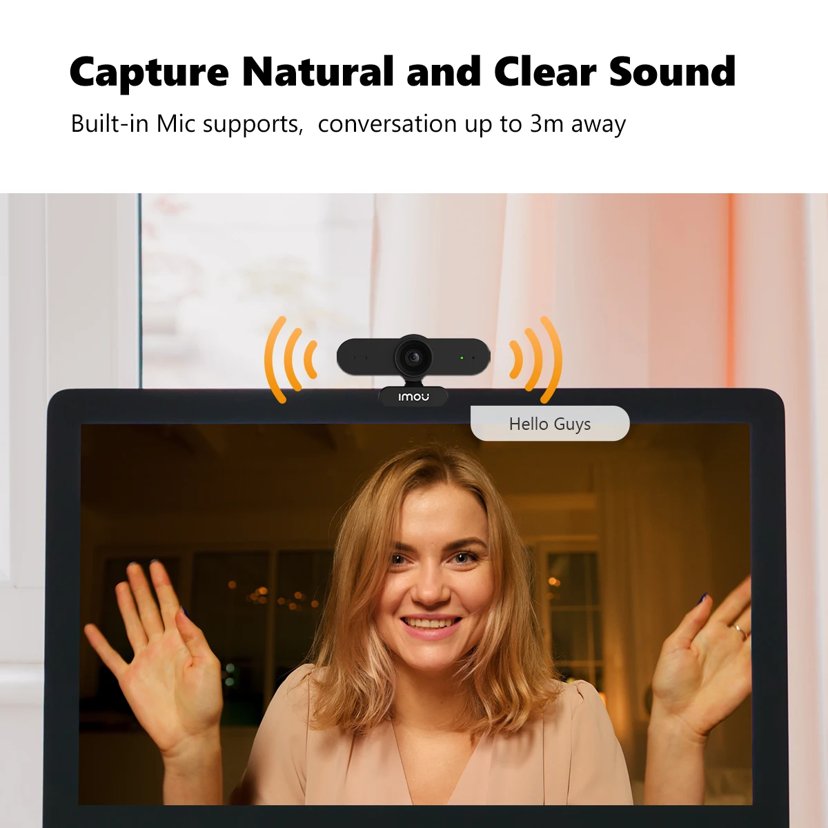 IMOU UC320/325 Webcam 1080P FHD Image Sensor USB Camera Microphone for Desktop Laptop Computer Meeting Streaming Web Camera