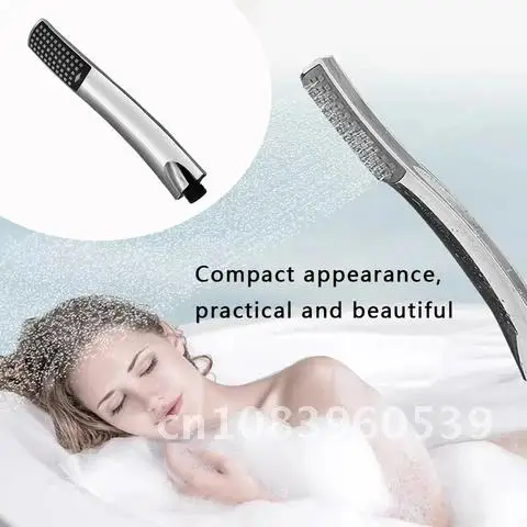 

Rectangle High Pressure S-Shaped Rain Shower Head Filter For Water Bath Shower Adjustable Handheld Electroplating Spray