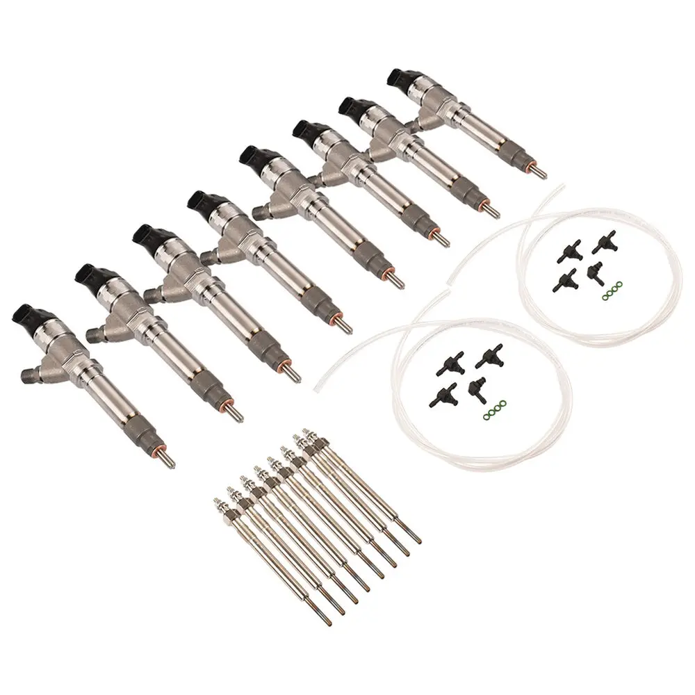 

For 2004.5-2005 GMC Chevrolet 6.6L LLY Diesel Fuel Injector Superkit 0445120027