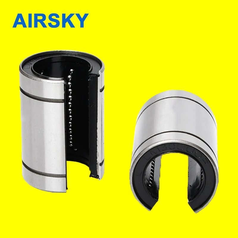 1pc LM12UUOP LM10UUOP LM16UUOP LM20UUOP 12mm Linear Bearings Open Type CNC Linear Bushing For 3D
