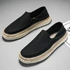 Fashion Breathable Slip-on Cloth Shoes Men Loafers Summer Slippers Lazy Shoes Size 39-44 1