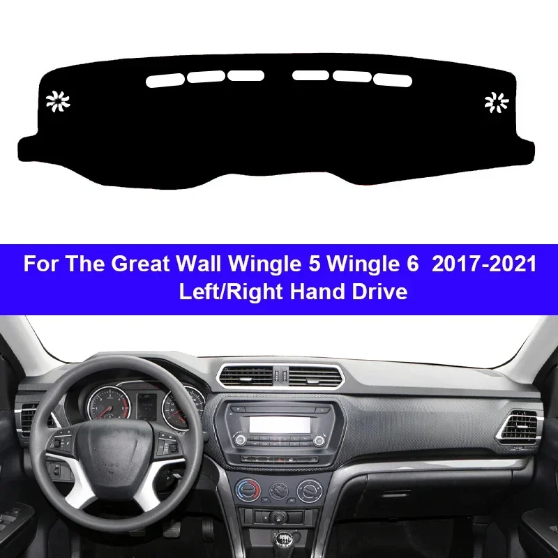 

Car Auto Inner Dashboard Cover For Great Wall Wingle 5 Wingle 6 2017 - 2021 Dash Mat Dashmat Carpet Cape Sun Shade Pad Rug