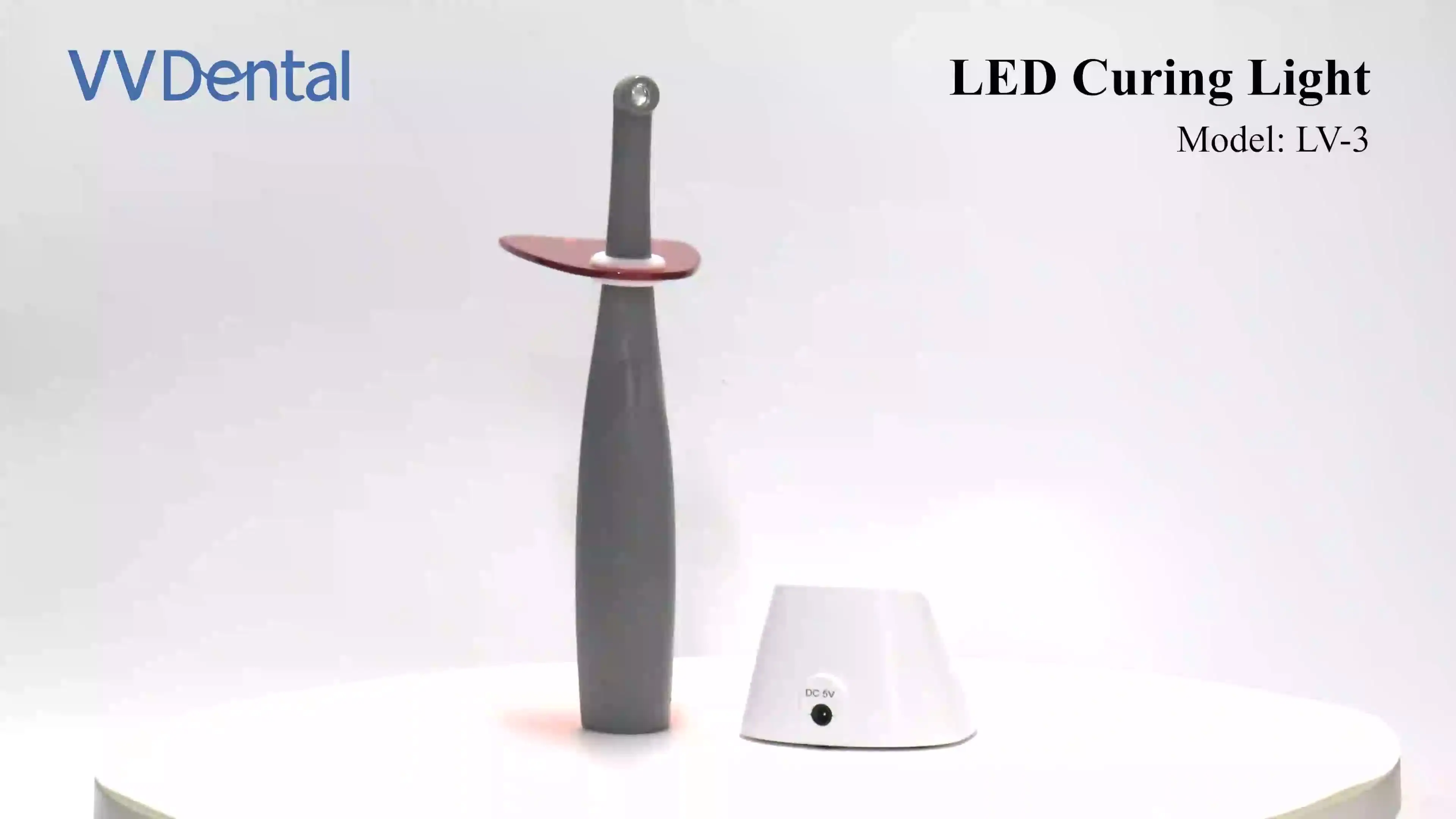 VV デンタル 光重合器 硬化ライト ワイヤレス LED 硬化ランプ