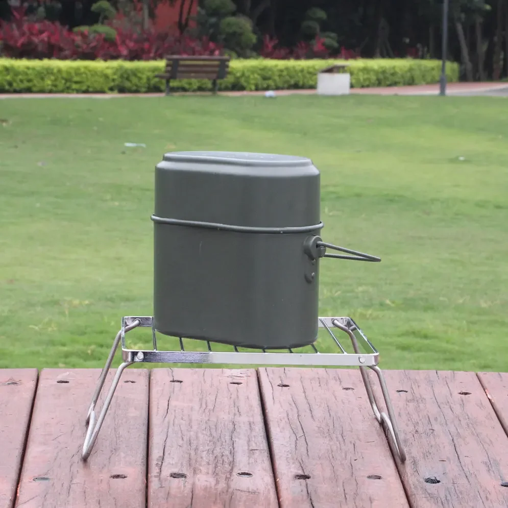 Outdoor camping small portable Folding charcoal barbecue picnic mini bbq grill for backpacking