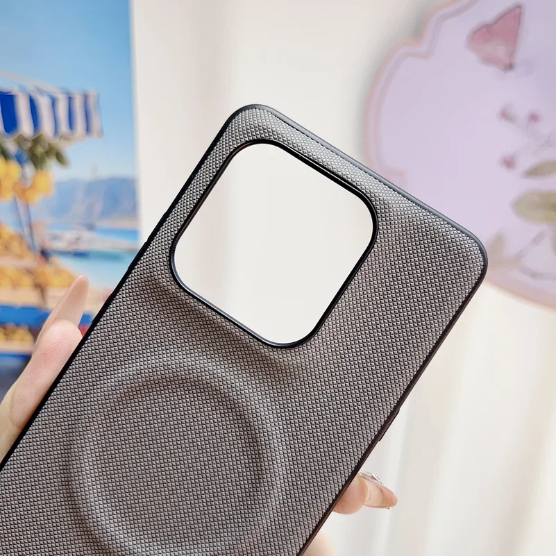 Textured Magnetic Ring Shockproof Phone Case with Non-Slip Grip