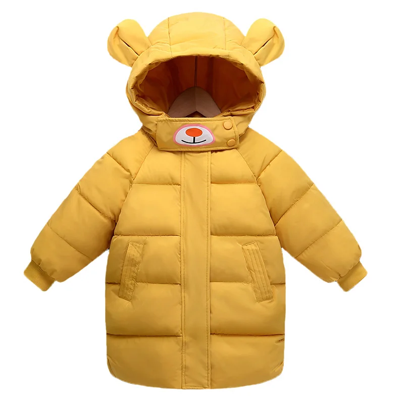 

2022 пуховик для девочек и мальчиков, детская одежда, зимний детский теплый комбинезон, куртки, детская верхняя одежда из хлопка с капюшоном, пальто