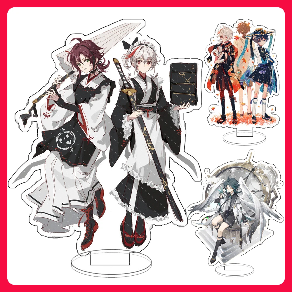 

Anime Figure Impact Wanderer Nahida Cyno Yelan Acrylic Stand Model Plate Desk Decor Standing Sign Fans Gift