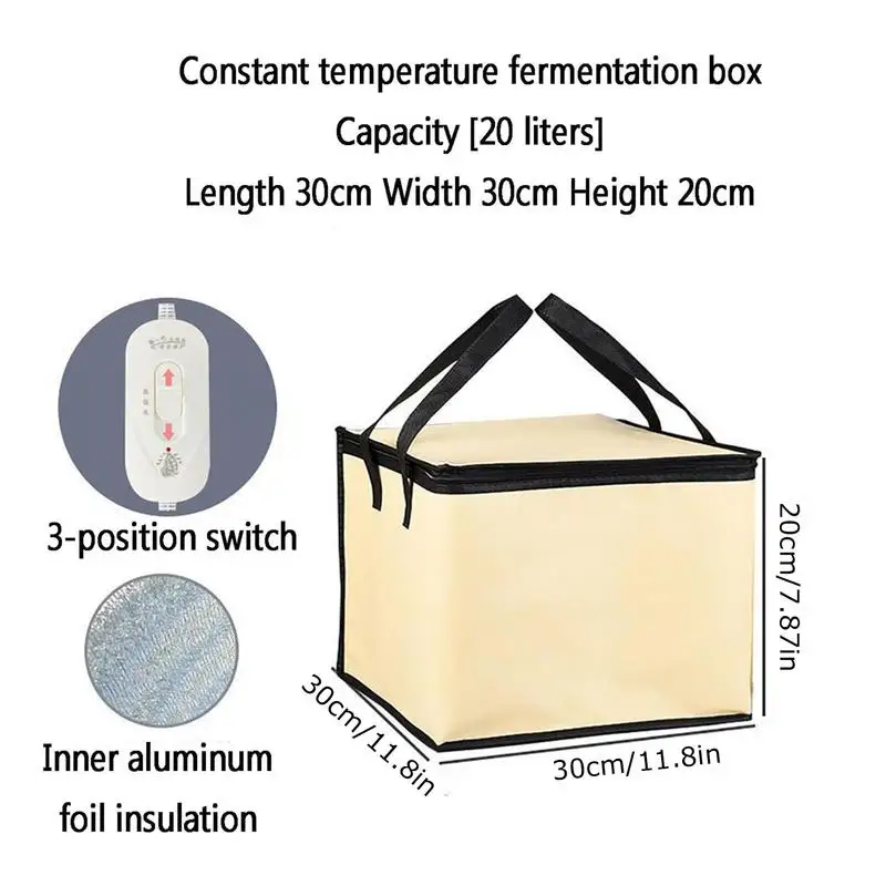 Bread Proofer Precise Temperature Control Sourdough Starter Dough Proofer Box Warmer Dough Fermentation Cabinet for Baking images - 6