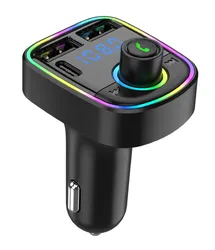 Wireless Bluetooth FM Transmitter & Dual USB Car Charger with Hands - Free Calling and MP3 Music Adapter (C2)