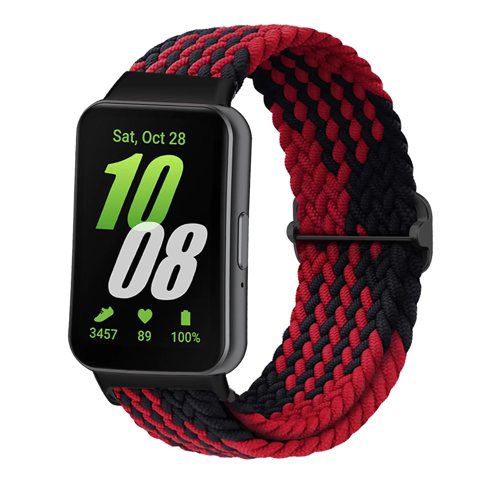 Adjustable Braided Solo Loop Nylon Sport Strap