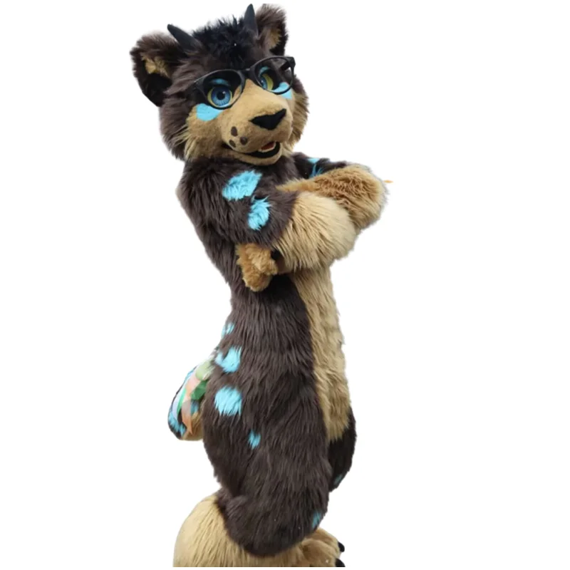 

Fur Husky Dog Fox Fursuit Role-playing Mascot Costume Party Large-scale Event Performance Costume