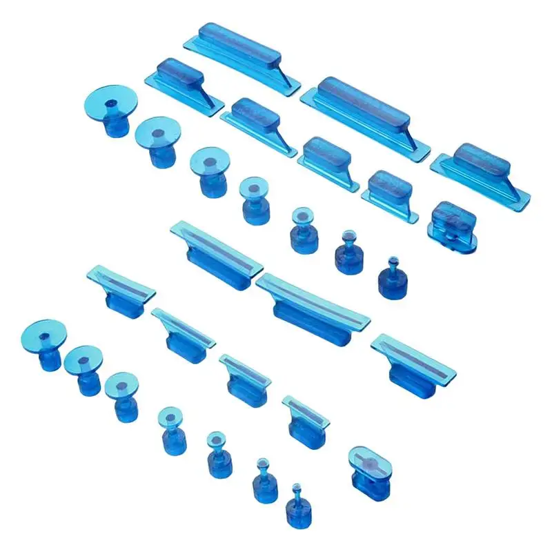 

Dent Puller Kit 15 Piece Car Scratches Removal Puller Tabs Set Multipurpose Glue Pulling Tabs Auto Body Kits For Car Repair Shop