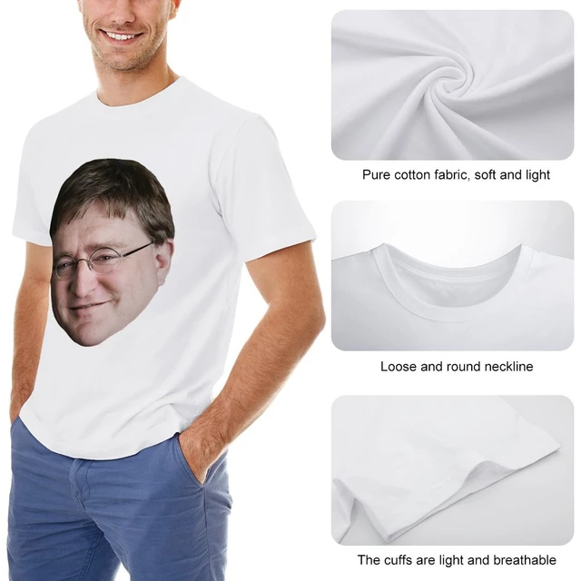 New Gaben - Gabe Newell Meme T-Shirt animal print shirt for boys customized  t shirts t shirts for men pack - AliExpress