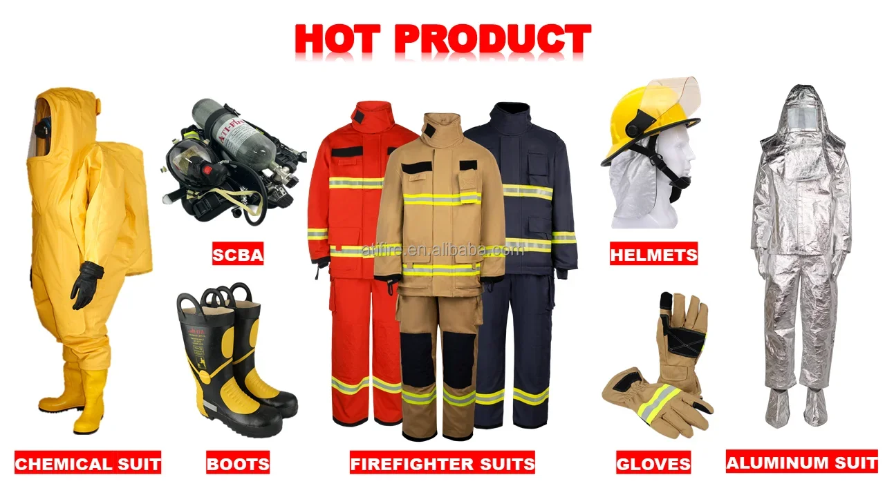 その他 World wide Fireman Complete Kit Ati-fire Cheap Price Nomex Complete Set Fire Fighter Uniform